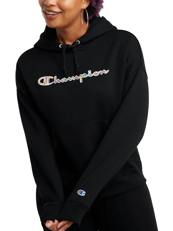 Plus Womens Graphic Pullover Hoodie