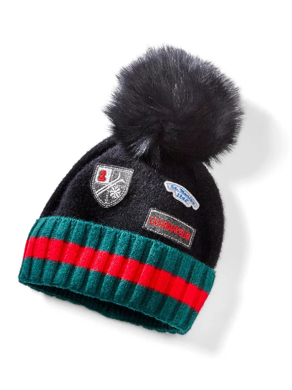 Ski Patches Knit Hat